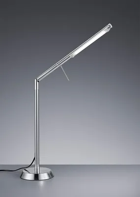 Zdjęcie produktu dla Lampa stołowa LED, szkło metalowe, biała