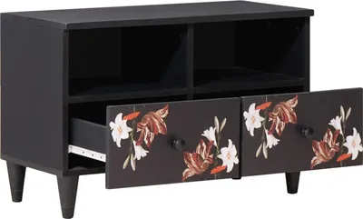 Image de vidaXL Armoires de rangement Multicolore 70 x 33,5 x 46 cm Bois massif Mango
