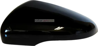 Produktbild von Spiegelkappe Abdeckung Gehäuse lackiert links Für VW GOLF VI TOURAN 1T3 schwarz LC9X