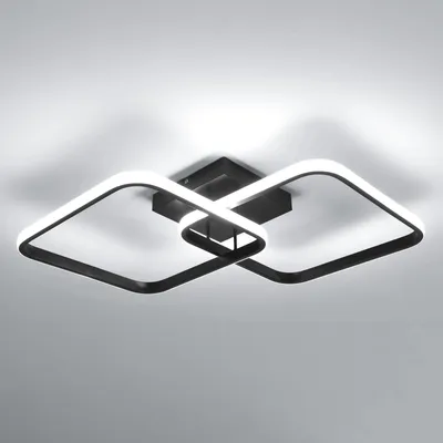 Imagen del producto de Osairous, lámpara de techo LED moderna, 42W, 4700 lúmenes, 6500K, color , 64 cm – , luz blanca fría (6500K)