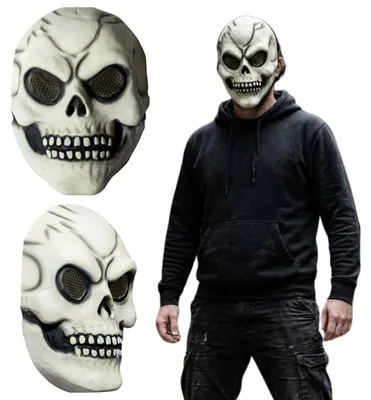 Obrázek produktu pro Maska Kostlivec Lebka Halloween Karneval Převlek