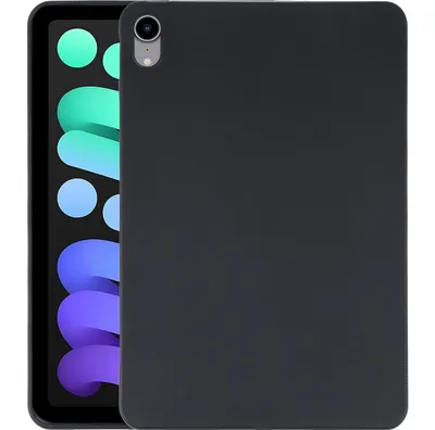 Produktbild von Mobigear Basics Dünne iPad Mini 7 (2024) Hülle Flexibles TPU Backcover - Schwarz