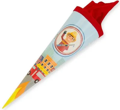 Produktbild von itenga Geschwister Schultüte 35cm Feuerwehr Geschenkverpackung