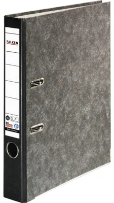 Produktbild von Falken Ordner S50 80022700 DIN A4 50mm RC Pappe schwarz
