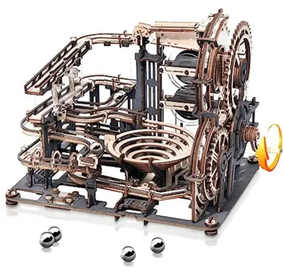 Immagine prodotto di Kit puzzle 3D, 472 pezzi, circuiti interattivi per biglie, STLGA01