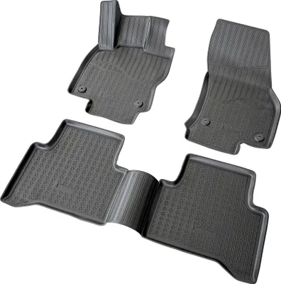 Obrázok produktu pre 3D gumové rohože vhodné pre VW Touran | 5T | BJ od 2015> | perfektne sedia s okrajom