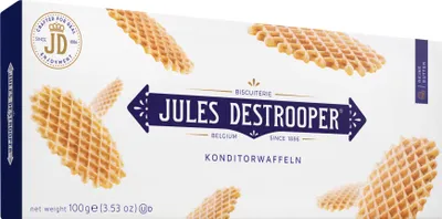 Produktbild von Jules Destrooper Konditorwaffeln, 100g