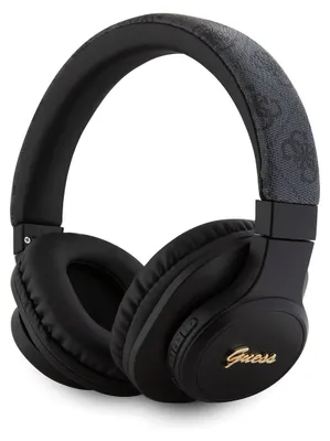 Immagine prodotto di Słuchawki Nauszne Guess Bluetooth 4G Pelle Tone On Tone Script Czarny