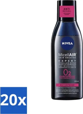 Produktbild von Nivea - Expert Make-up-Entferner - Mizellenwasser - Gesichtsreiniger - 200 ml - Vorteilspack - 20 Stücke