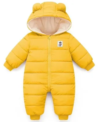 Immagine prodotto di Tutina invernale per neonati e bambini, taglia 0-18 mesi, con cappuccio