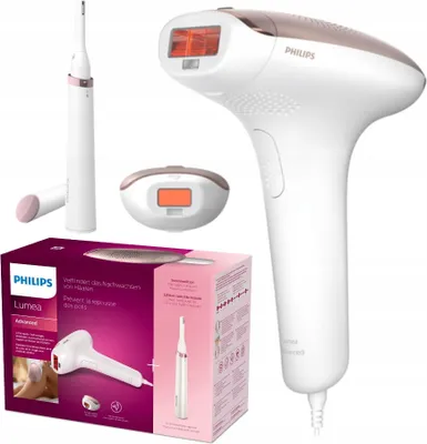 Produktbild von Philips Lumea Advanced Lumea IPL 7000 Series BRI921/00 IPL-Haarentfernungsgerät, Lichtimpulstechnologie (IPL), Pink, Weiß, 15 min, 2,5 min, 4 min, 2 min