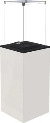 Produktbild von Terrassenheizer Patio Mini Glas weiß manuelle Steuerung 8,2kW