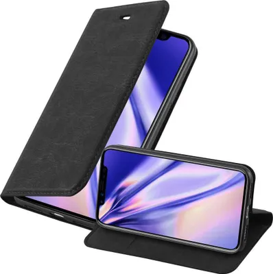 Produktbild von Cadorabo Hülle für Apple iPhone X / XS Schutz Hülle in Schwarz Handyhülle Etui Case Cover Magnetverschluss