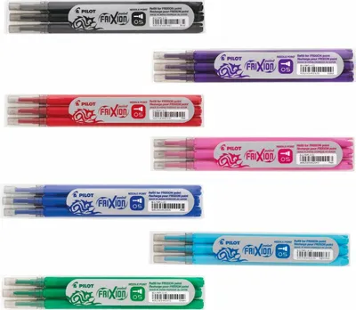 Produktbild von Pilot Frixion Point Ersatzminen 0.5 -alle Farben