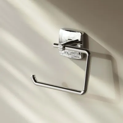 Produktbild von Toilettenpapierhalter Wandmontage ohne bohren klebend Klopapierhalter Edelstahl WC Papierhalter für Badezimmer Edelstahl Wandbefestigung, Chrom