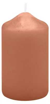 Produktbild von Spitzkopf Stumpen Kerzen Haselnuss 9 x Ø 5 cm, 12 Stück