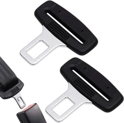 Productafbeelding van Autogordelkussen - Gordelclip Adapter - Comfortabel Rijden - Zonder Gereedschap Installeren - 141 x 85 cm - Zwart