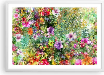 Produktbild von Gerahmtes Poster - Weißer Rahmen - blume sommer natur - 70x50 cm - Wand Bild - Wanddeko - Wandbilder - Kunstposter - Wandposter - Bilderrahmen - Bilder - Kunstdruck - Wandbild - P2WAA70x50-3842