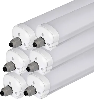 Produktbild von 6er Set LED Wannenleuchte, 4320 lm, neutralweiß 4000K , L 120 cm