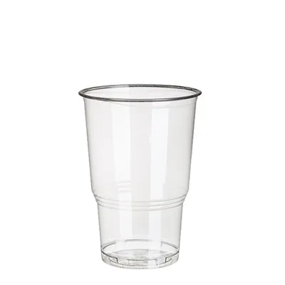 Produktbild von Papstar Kaltgetränkebecher PLA pure 0,25l klar mit Schaumrand 70 Stück