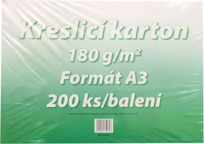 Obrázek produktu pro Vikpap - kreslící karton A3, 180 g/m2, 200 listů