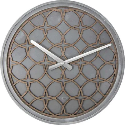 Produktbild von NeXtime 3212BR, Wand, Mechanische Pendeluhr, Kreis, Braun, Grau, Erwachsene, Modern