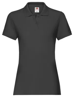 Produktbild von Fruit of the Loom - "Premium" Poloshirt für Damen FK2965 (S) (Schwarz)