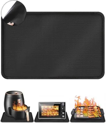 Produktbild von Famanu Silikonmatte hitzebeständig 60 x 40 cm - Schwarz