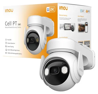 Immagine prodotto di IMOU K9EP-3TOWE-IMOU IMOU IPCam Cell PT    3MP WLAN 2K    IR 20m