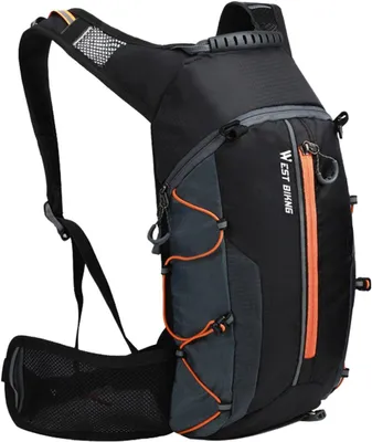 Productafbeelding van CarryQuest® - Fietsrugzak, 16 liter, waterafstotend, nylon, zwart