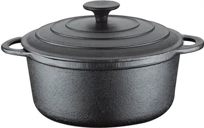 Produktbild von Kinghoff Gusseisen Topf KH-2254 24cm 4L Schwarz