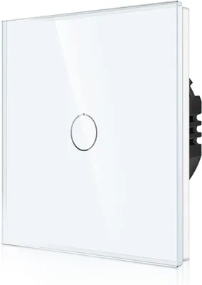 Immagine prodotto di Interruttore unipolare, da incasso, 86 x 86 mm, bianco, per montaggio a parete