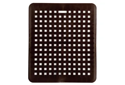 Produktbild von my basics Spülbeckenmatte eckig 31,5x27cm braun