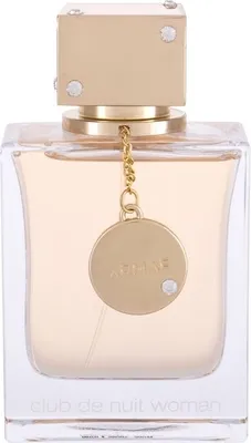 A clear, front-facing studio shot of a perfume bottle.