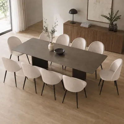 Produktbild von Achito - Stuhl, Hellgrau, 10 Stühle