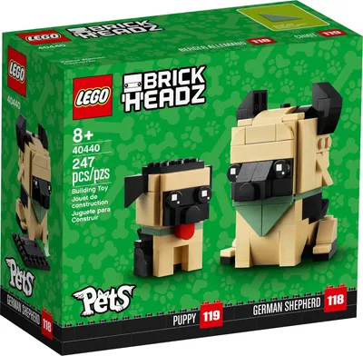 Produktbild von LEGO® BrickHeadz 40440 Deutscher Schäferhund - 247 Teile