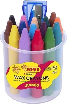 Zdjęcie produktu dla Jovi Jumbo Wax Crayons Woski 16 sztuk