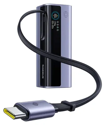 Produktbild von Powerbank Baseus EnerGeek GR11, 20000mAh, 145W, 2x USB-C, Grau