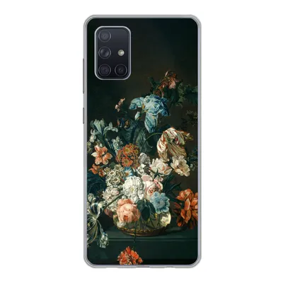 Produktbild von MuchoWow® Handyhülle Schutzhülle Hülle für Samsung Galaxy A51 5G Stilleben mit Blumen - Alte Meister - Kunst Silikon Softcase Handy Hülle - Abbildung