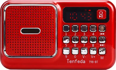 Obrázek produktu pro Přenosné FM rádio na baterie Kompaktní rádio s MP3 přehrávačem pro domácí kancelář