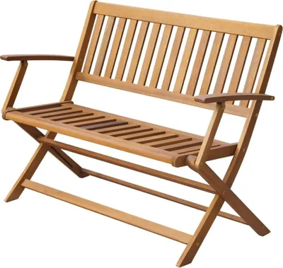 Produktbild von Gartenbank 120 cm Massivholz Akazie