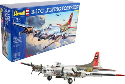 Produktbild von Revell B-17G Flying Fortress, Starrflügelflugzeug-Modell, Montagesatz, 1:72, B-17G Flying Fortress, Kunststoff, Second World War