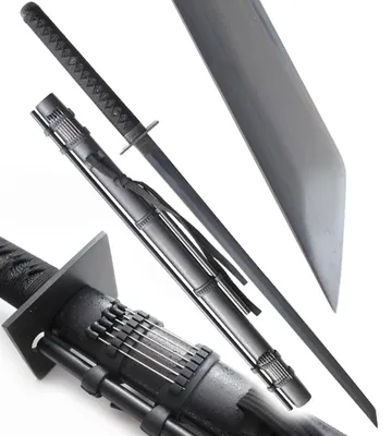 Produktbild von Katana Sarbacane Ninja-Schwert N40 Praktische Klinge Maru Schwarz