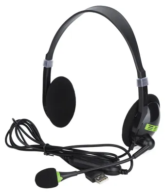 Produktbild von SY440MV Kabelgebundenes Headset 3,5 mm/USB Kundendienst Over-Ear-Kopfhörer mit geräuschunterdrückendem Mikrofon USB