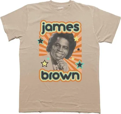 Produktbild von James Brown - T-Shirt für Herren/Damen Uni RO10014 (M) (Sand)