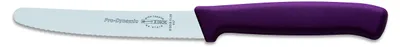 Multifunktionsmesser mit gezahnter Klinge, 11 cm, violett