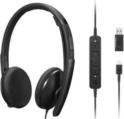 Produktbild von Lenovo 4XD1M45626, Kabelgebunden, 20 - 20000 Hz, 137 g, Kopfhörer, Schwarz