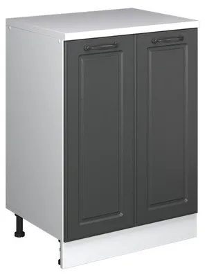 Image de Meuble sous pente Vicco R-Line Anthracite campagne 60cm sans pente avec 2 portes, Model 61771