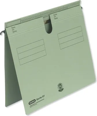 Produktbild von Hängehefter Sorte 81 grün Packung mit 50 Stück