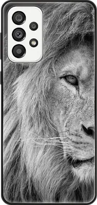 Produktbild von König Design Hülle kompatibel mit Samsung Galaxy A73 5G Kunststoff Soft Handyhülle - Handy Case Löwe